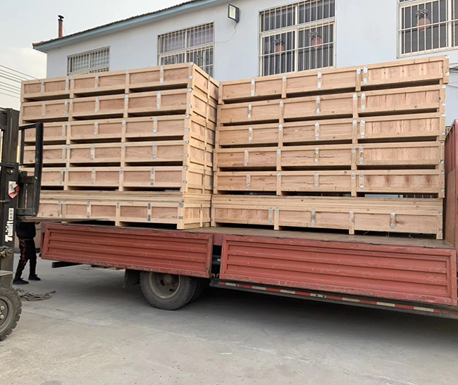 汽车配件公司木包装箱发货
