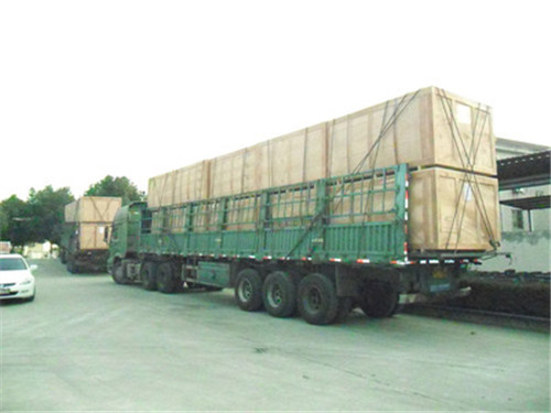 大批青岛木包装箱近日发往天津滨海