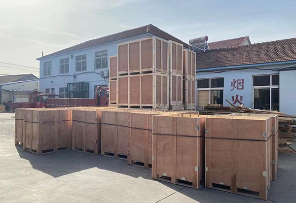 倩倩包装机厂家订购木包装箱发货